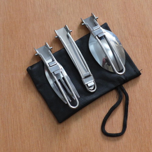 Stainless Steel Folding Cutlery