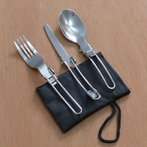 Stainless Steel Folding Cutlery