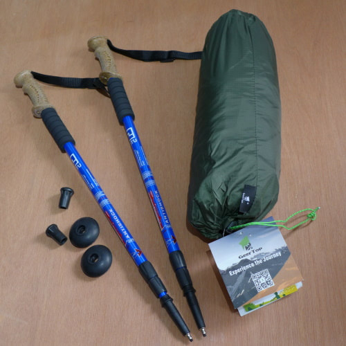 Lightweight Tent and Walking Poles