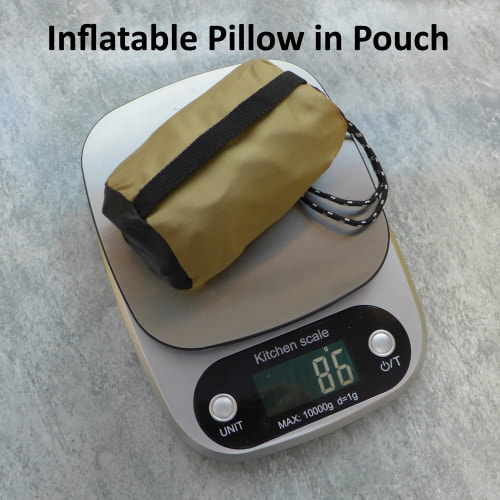 Inflatable Lightweight Backpacking Pillow