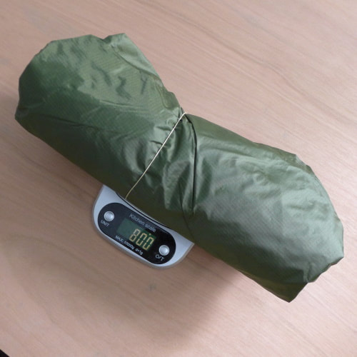 Station 13 Sage Lightweight Backpacking Tent on Scales