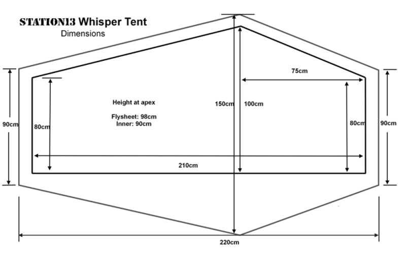 Whisper Tent Dimensions